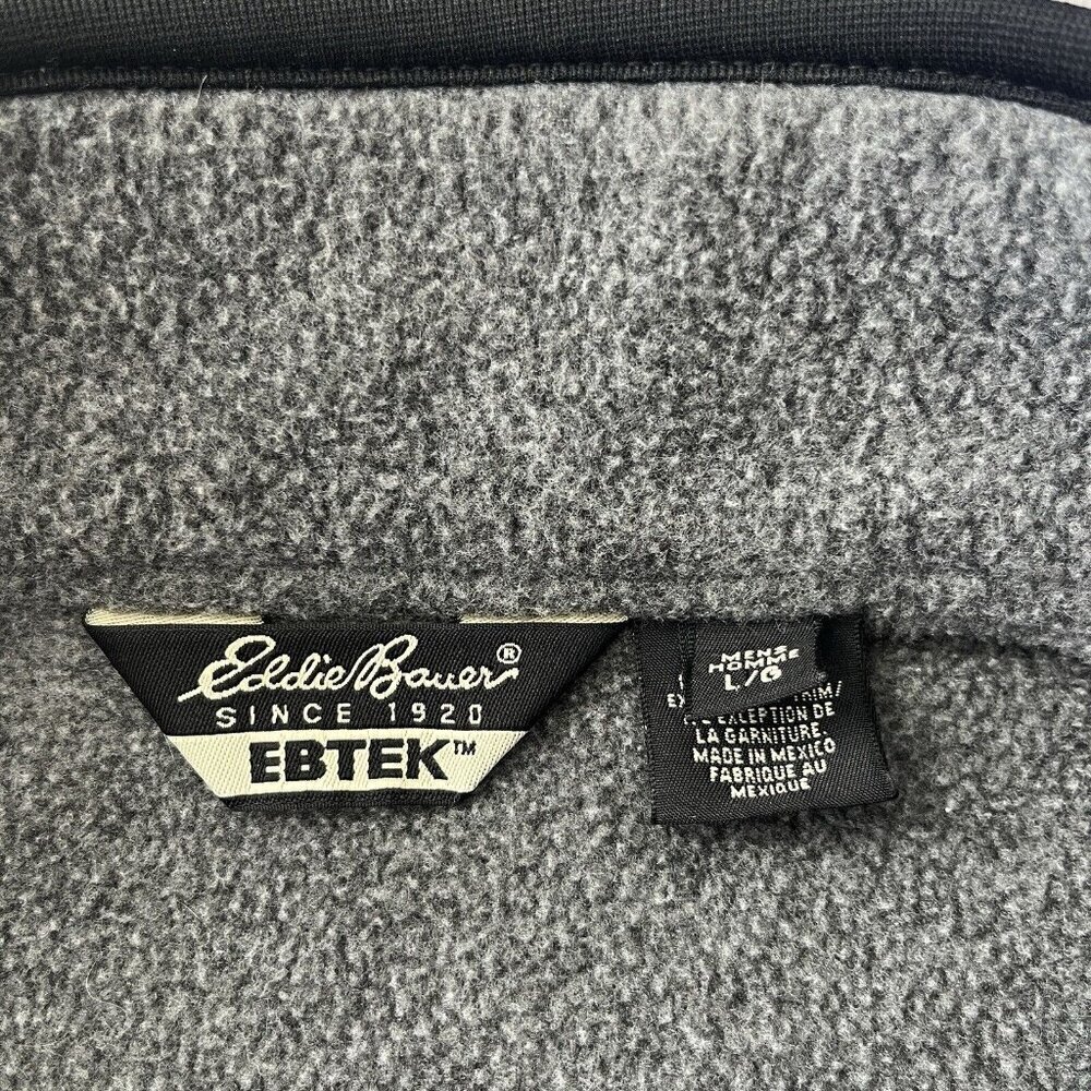 Eddie Bauer Ebtek Men Large Full Zip Fleece Vest … - image 4